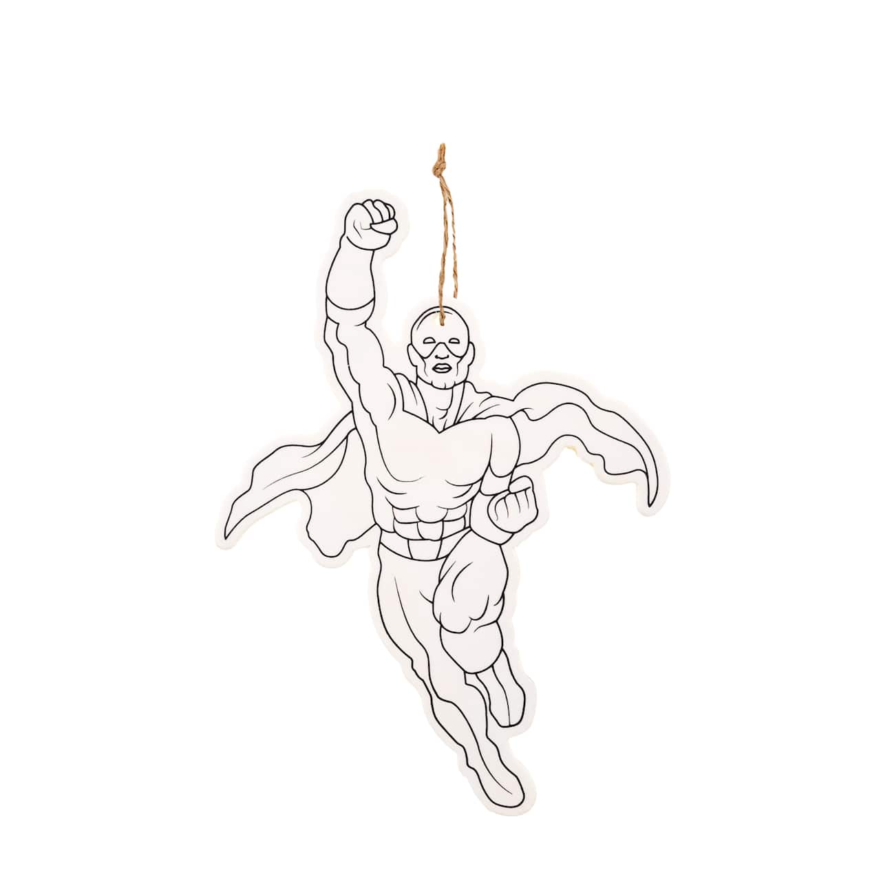 Superhero Color-In Wood Ornament by Creatology&#x2122;